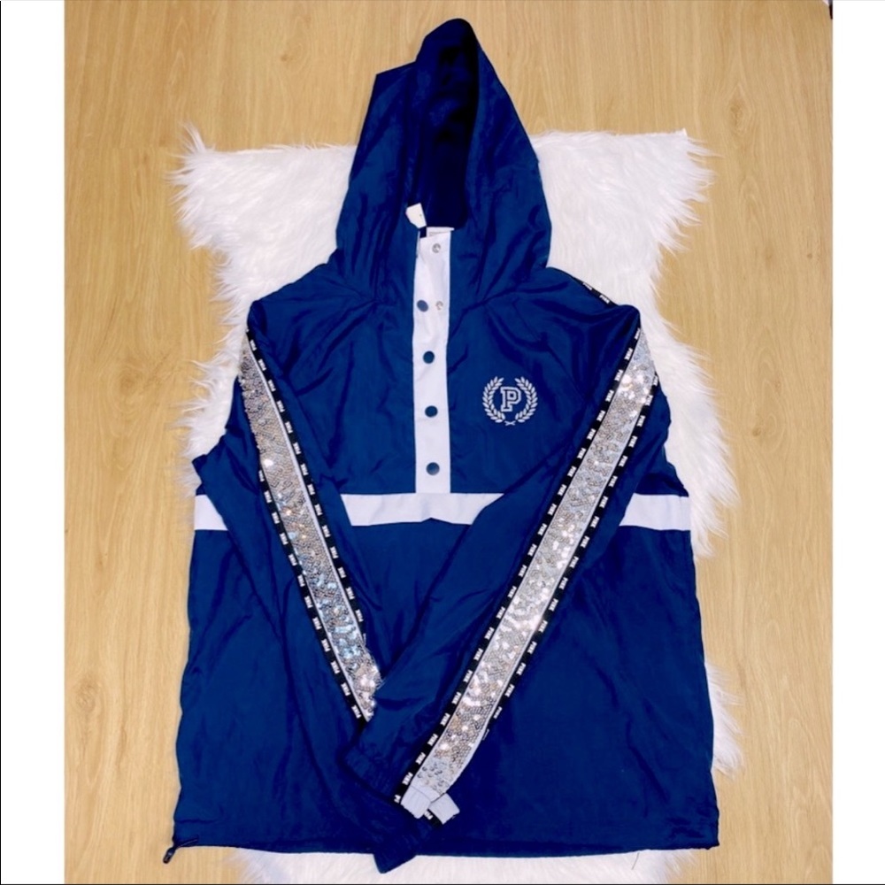 NEW Victoria Secret PINK Bling Anorak Windbreaker